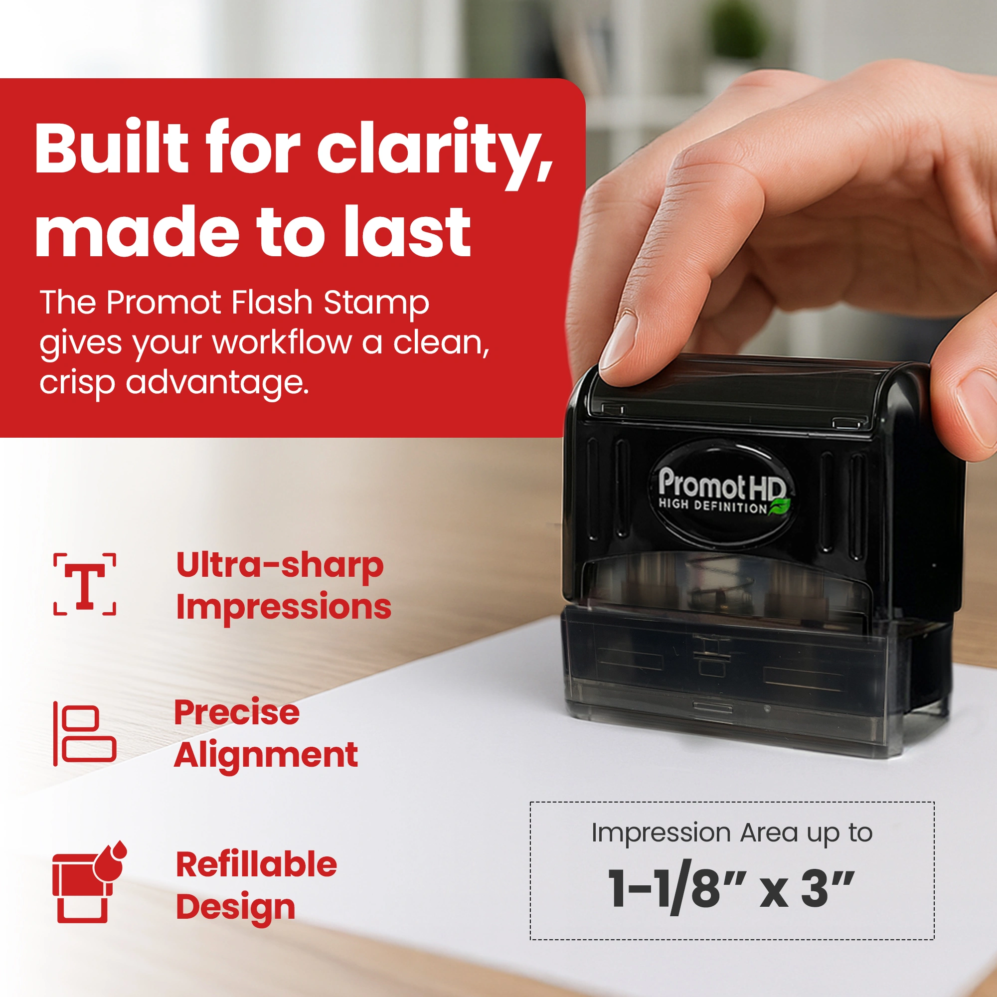 Pre-Inked Stamp (Extra Large) hover